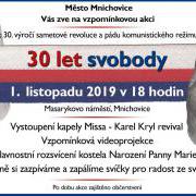 Program 30 let svobody - Mnichovice